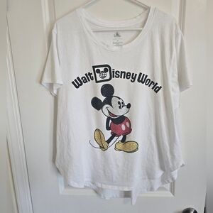 Walt Disney World Womens 1x Mickey Mouse T-Shirt